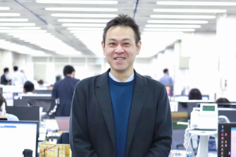 働く環境の魅力について話すT.M